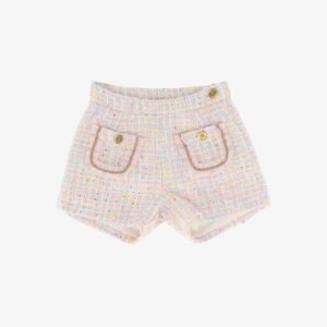 Angels F tweed shorts