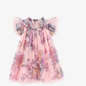 Angels jurk bloemen  tulle