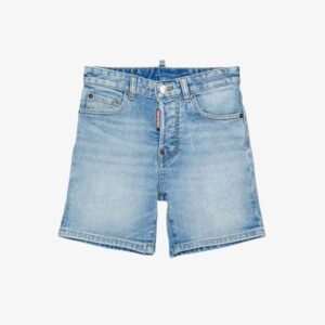 D2 jeansshort lederen zak