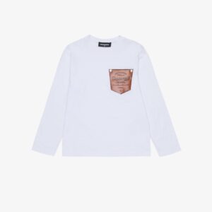 D2 tshirt lederen zak