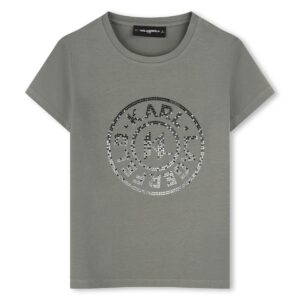 Karl Tshirt strass logo