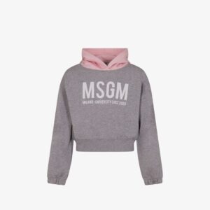 MSGM crop hoodie varsity