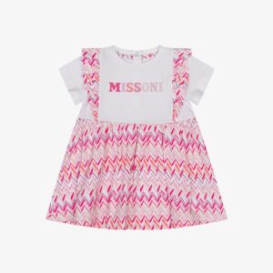 Missoni jurk zigzag logo