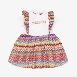 Missoni jurk zigzag logo mulit
