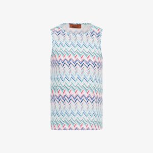 Missoni singlet wafel zigzag