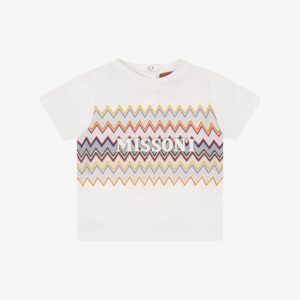 Missoni tshirt km logo bedrukt