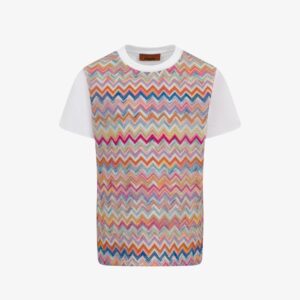 Missoni tshirt lurex zigzag