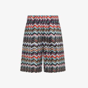 Missoni zwemshort zigzag plisé