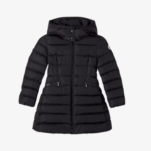 Moncler getailleerde dons jas