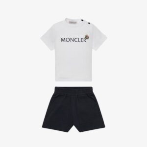 Moncler set tshirt logo+short