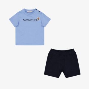 Moncler set tshirt logo+short