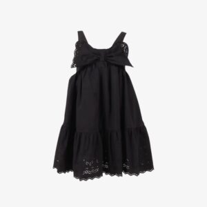 Monnalisa jurk broderie strik