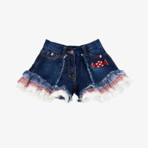 Monnalisa short jeans ruche
