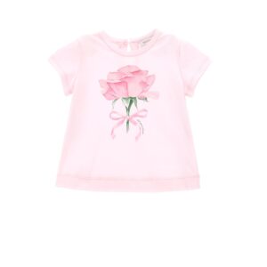 Monnalisa tshirt roos