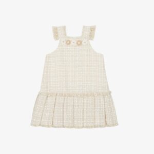 Deolindaa jurk tweed bloem