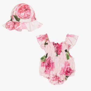 Phi badpak rozen strik + hoed