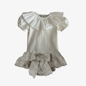 Phi tweed bloomer met romper