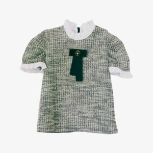 Phi tweed jurk blouse kraag
