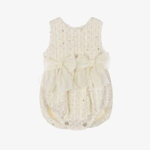 Phi tweed romper pak met strik