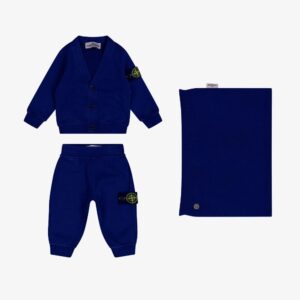 Stone set in doos 3pcs blauw