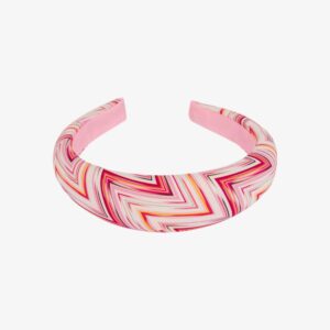 Missoni haarband zigzag fuchsi